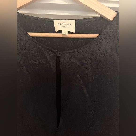 Sezane Ariette Long Sleeve A-Line Cocktail Dress in FR 42 - Picture 5 of 10